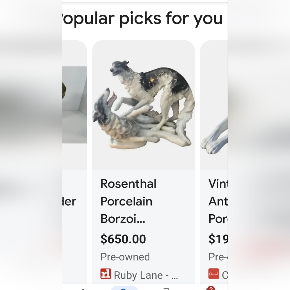 BORZOI Japanese ANTIQUE DOG PLATE - Picture 8 of 11